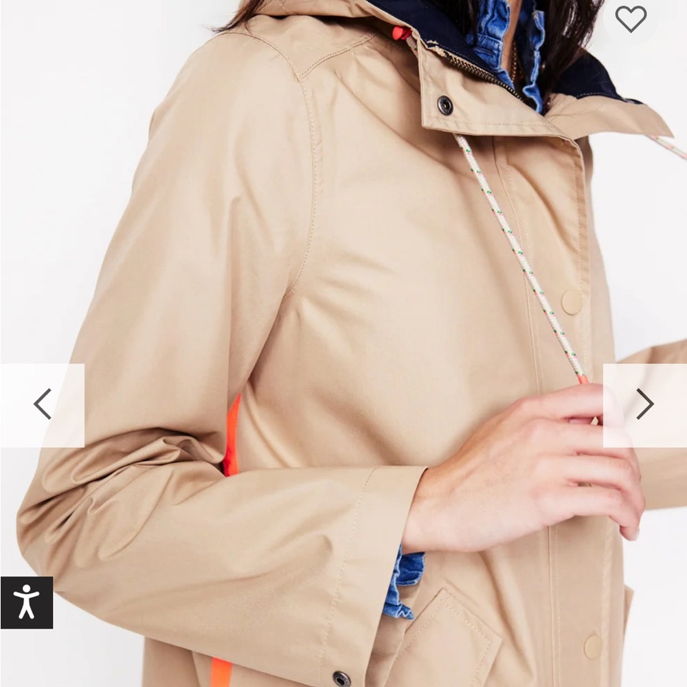 BODEN waterproof raincoat with hood